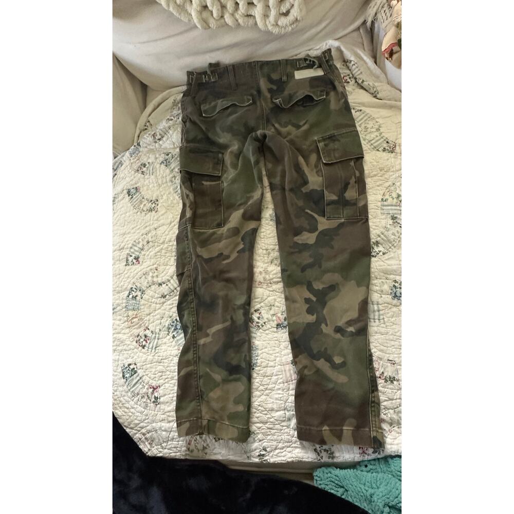 RE/DONE ORIGINALS CAMO CAMOUFLAGE CARGO PANTS 26